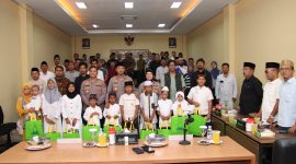 Foto Kapolres Sumenep bersama Insan Pers 