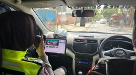 Foto anggota satlantas polres Sumenep gelar sosialisasi 