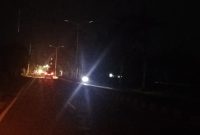 Suasana jalan selamat datang kota Sumenep 