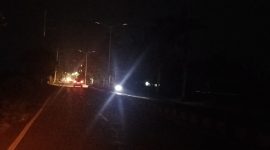 Suasana jalan selamat datang kota Sumenep 