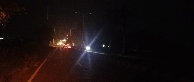 Suasana jalan selamat datang kota Sumenep 