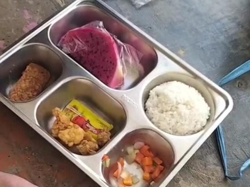 Menu MBG Sajian SPPG Pakamban Laok 2 