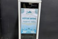 Kotak amal masjid yang Diaman polres Sumenep Dokumentasi Humas Polres Sumenep 