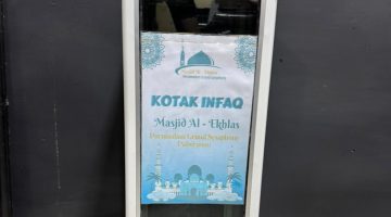 Kotak amal masjid yang Diaman polres Sumenep Dokumentasi Humas Polres Sumenep 
