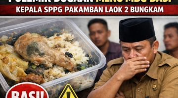 Polemik Dugaan Menu MBG Basi, Kepala SPPG Pakamban Laok 2 Bungkam