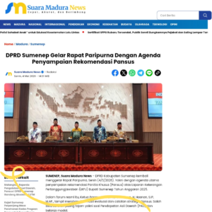 IKLAN ADVERTORIAL DPRD KABUPATEN SUMENEP