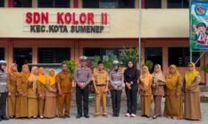 Polisi Sahabat Anak, Satlantas Polresta Sumenep Edukasi Keselamatan Berlalu Lintas di SDN Kolor 2